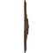 Ekena Millwork Bailey Ceiling Medallion (Fits Canopies up to 4"), Hand-Painted Root Beer Crackle, 18 1/8"OD x 3/4"P CM19BIRBC - alternate 2